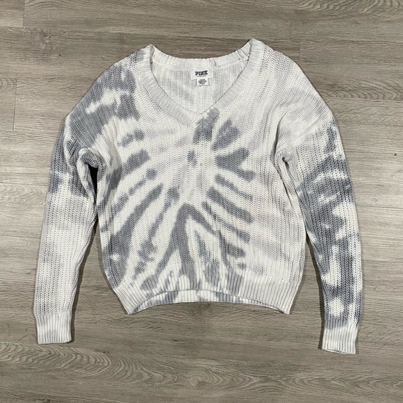 Pink Victorias Secret Knit Tie Dye Sweater - Picture 4 of 6